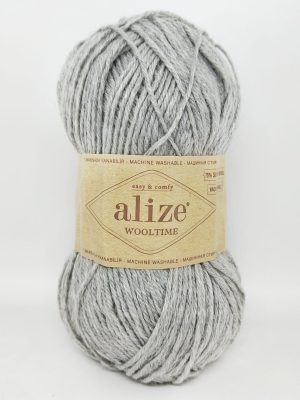 208 Alize Wooltime (серый микс)