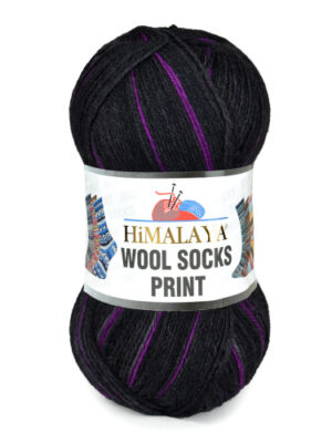 S41-06 Himalaya WOOL SOCKS PRINT