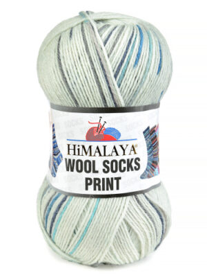 S61-07 Himalaya WOOL SOCKS PRINT